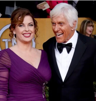 Dick Van Dyke with his wife.